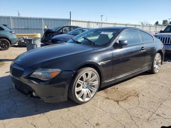  Salvage BMW 6 Series