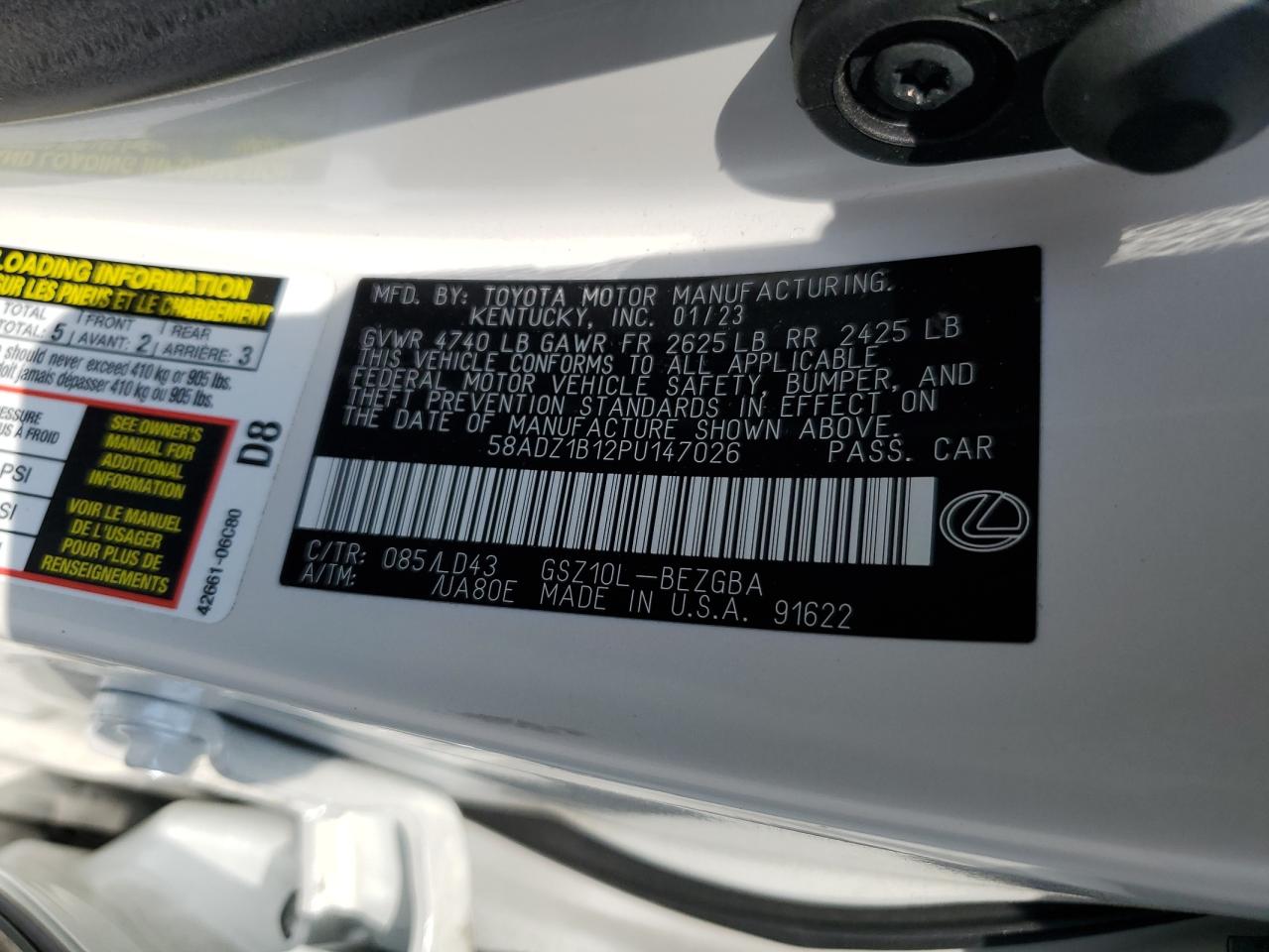 Lexus Es 350 Base Image 8