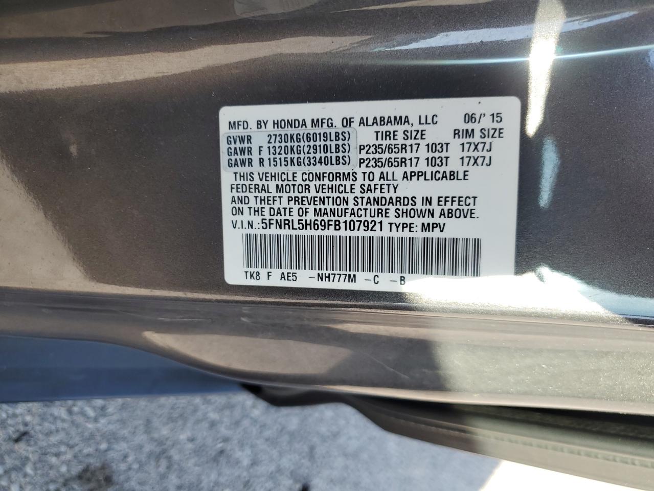 Honda Odyssey Exl Image 4
