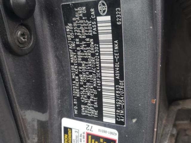 Toyota Camry Base Image 9