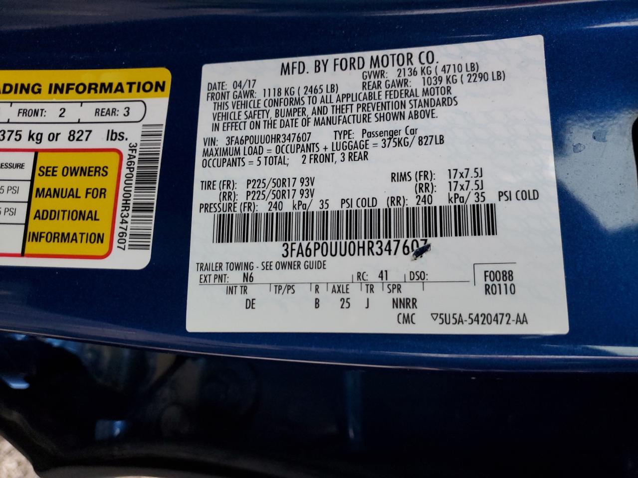 Ford Fusion S Hybrid Image 8