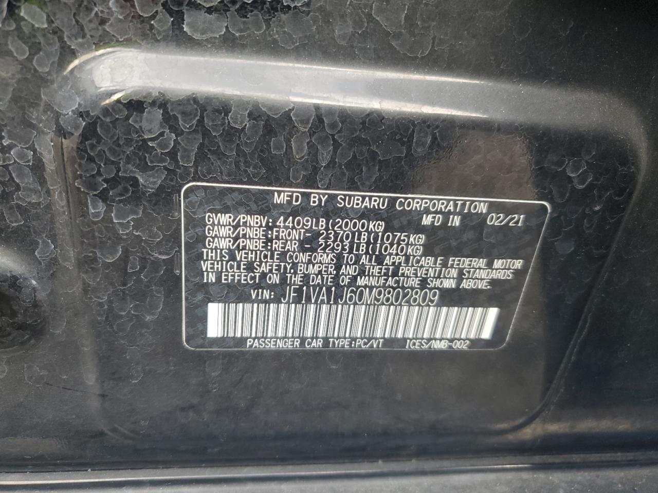 Subaru WRX Limited Image 11