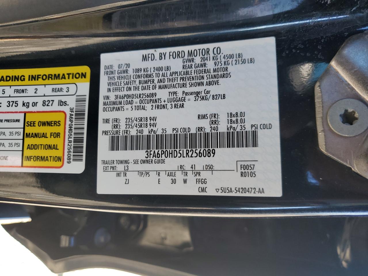 Ford Fusion Se Image 9