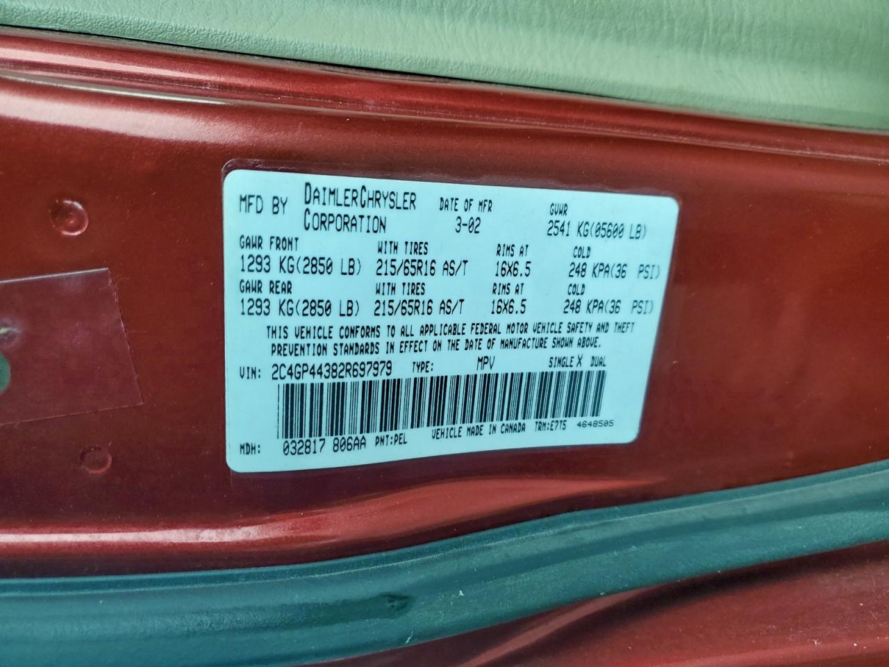 Chrysler Minivan Lx Image 10