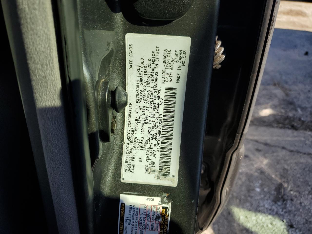 Lexus Lx470 470 Image 9