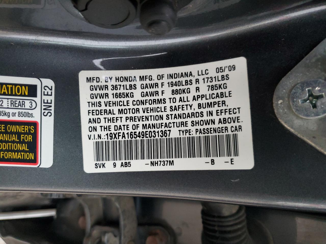 Honda Civic Lx Image 11