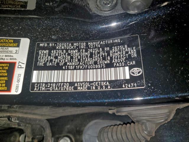 Toyota Camry Le Image 2