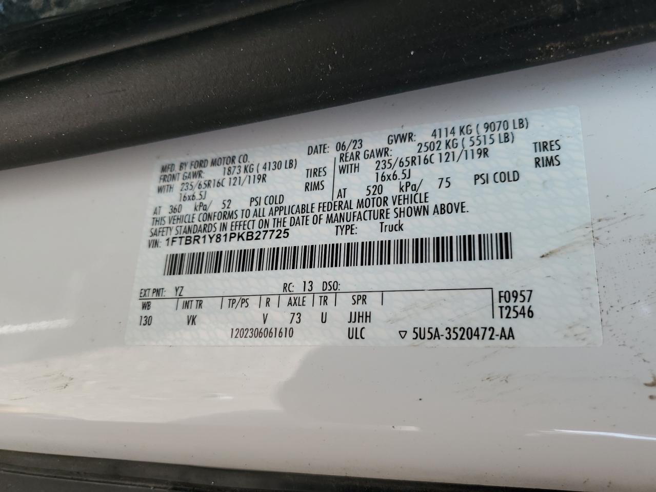 Ford Transit T-250 Image 9