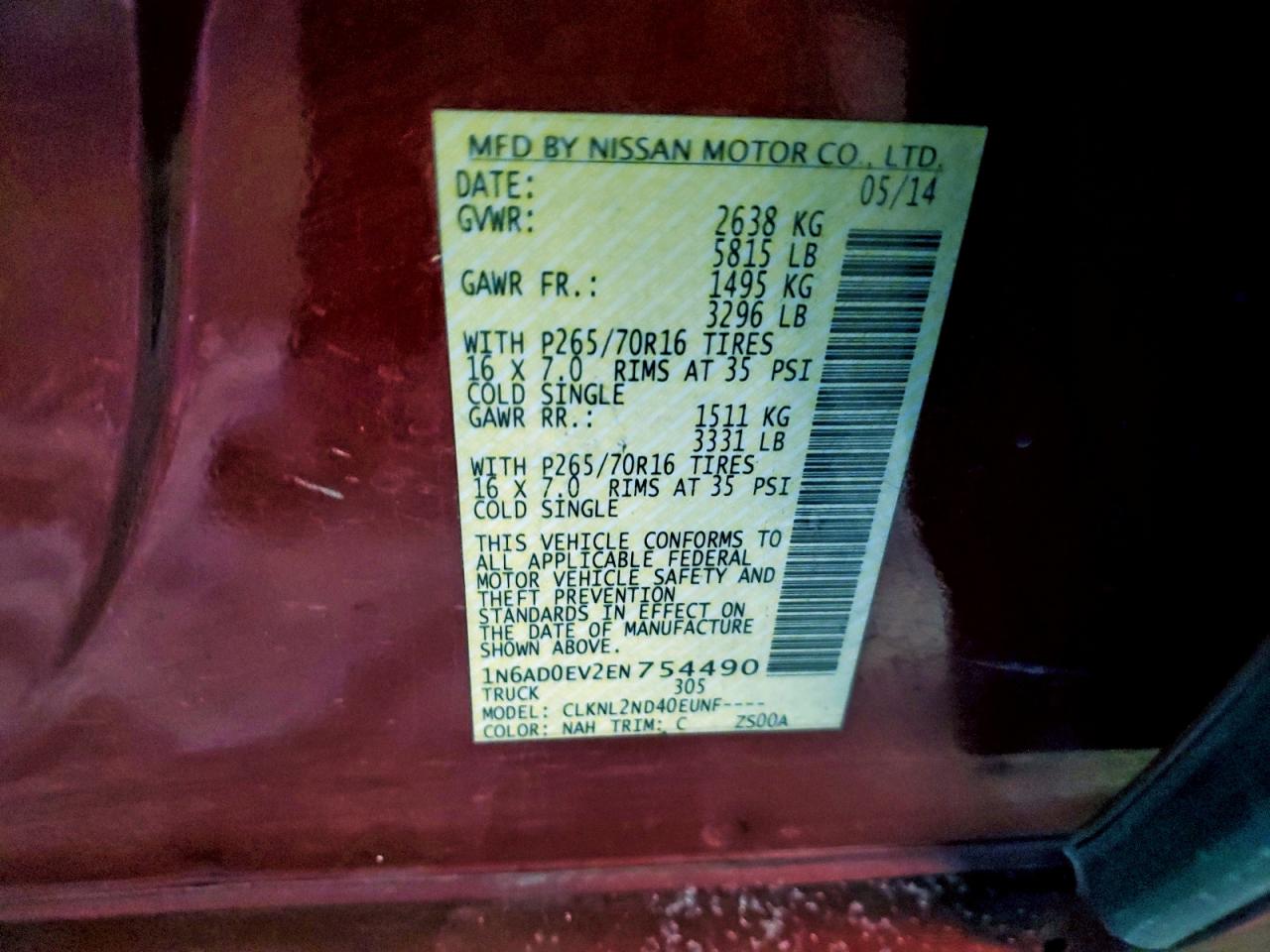 Nissan Frontier S Image 10