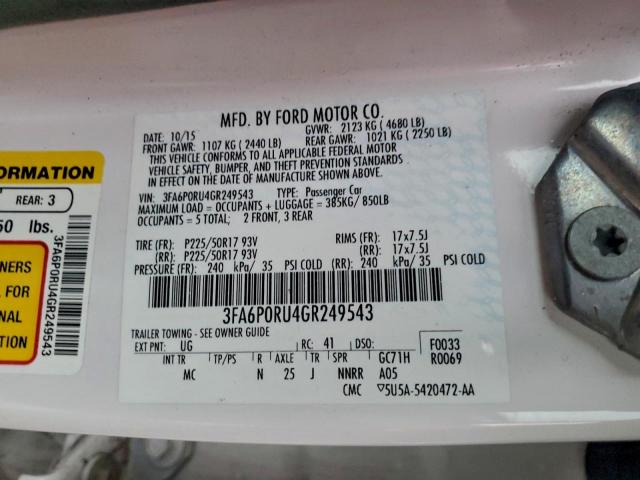 Ford Fusion Titanium Hev Image 10