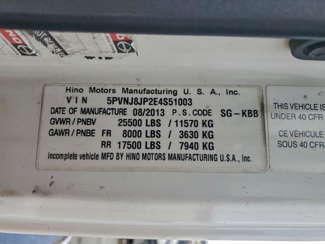 Hino 258 268 Image 6